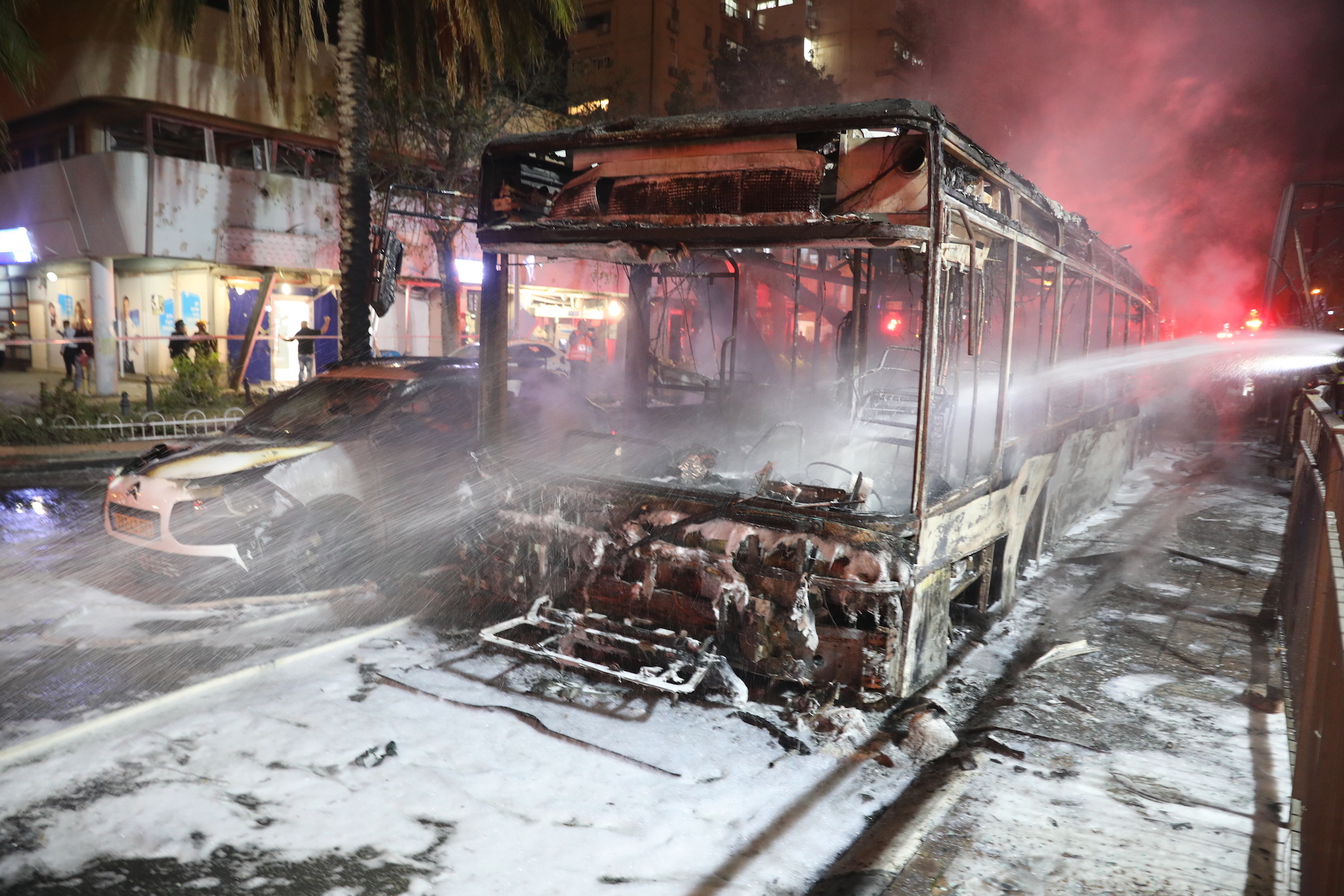 bus explosion